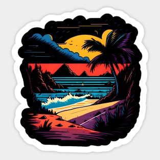 Summer Beach Lover Sticker